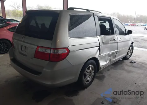 2007 Honda Odyssey Ex from USA, damaged, VIN 5FNRL384X7B451892